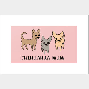 Chihuahua mum - pink Posters and Art